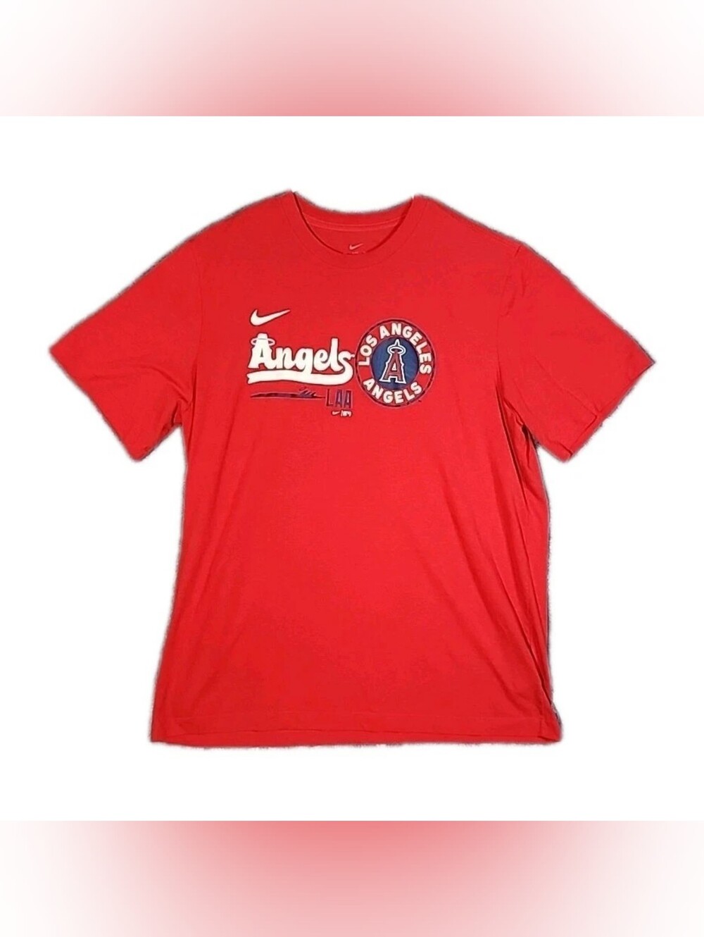 Los Angeles Angels Nike T-Shirt Men’s M City Connect Tri-Blend Red MLB Tee